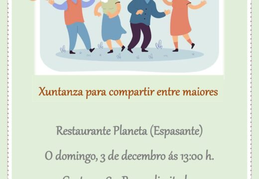 ‘O maior encontro’ reúne no restaurante Planeta aos maiores de Ortigueira